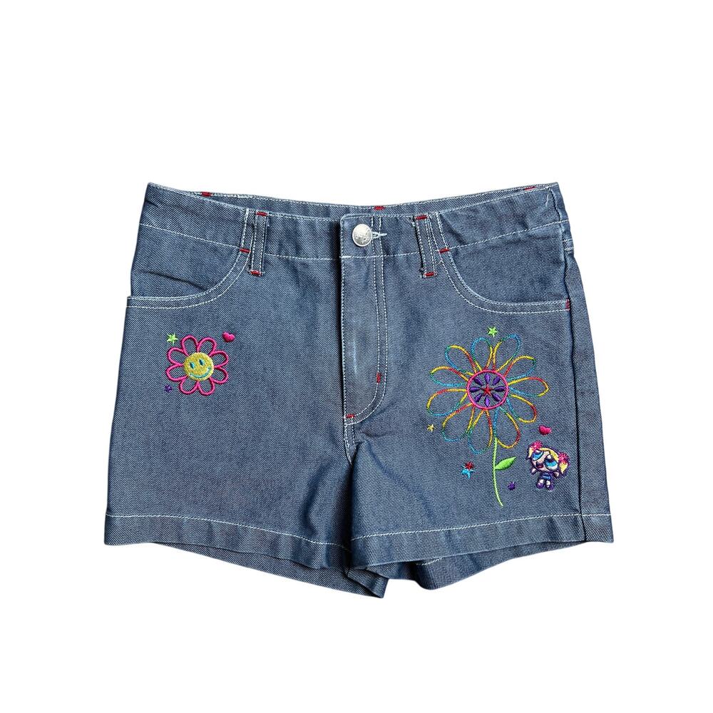 2002 The Powerpuff Girls Girl Shorts Embroidered M7/8 Cartoon